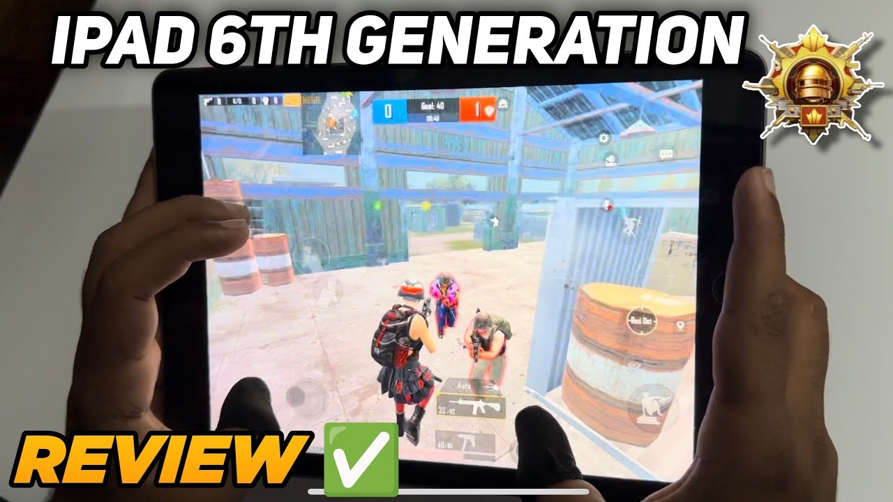 iPad 6th generation pubg test 2024 | iPad 6 Lag and graphics test full ...