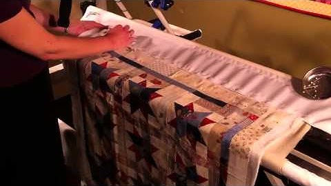 Loading a Quilt on a Grace Frame - Step by Step Process