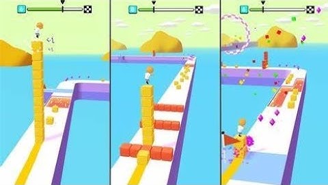 Cube Surfer 🎲 || All Levels Gameplay Walkthrough IOS, Android || Level 96 & Level 97 || 🔥🔥🔥