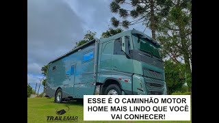 MOTOR HOME CAMINHÃO MODELO TRAILEMAR STRONGER (PARTE 1  EXTERNO)  Caminhão Volvo FH 540