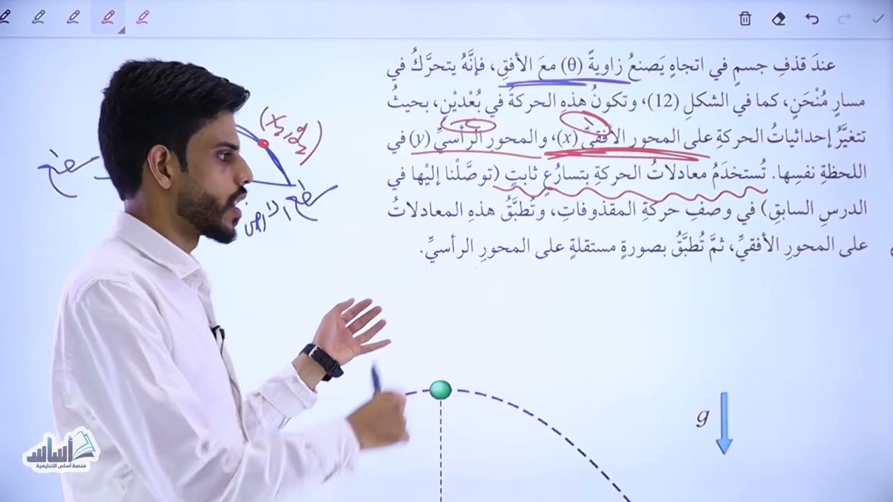 الحصة الأولى من درس الحركة في بعدين | فيزياء الصف العاشر الفصل الدراسي الأول⚡🧲
