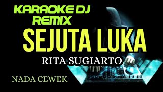 DJ SEJUTA LUKA - Rita Sugiarto ( KARAOKE DJ REMIX NADA CEWEK ,)