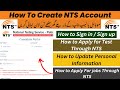 Nts account creation complete registration guide 2024  stepbystep tutorial