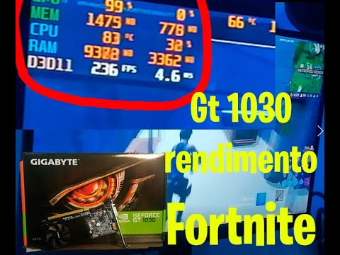 ¿Se Puede Jugar Fortnite Con Una GT 1030?|| ¿Vale La Pena? Prueba De Rendimiento GT1030 (GDDR4)