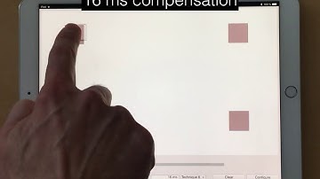 Next-Point Prediction for Direct Touch Using Finite-Time Derivative Estimation