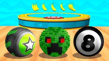 🍌Going Balls Banana Frenzy Vs Reverse 🍌Video Gameplay Update Levels