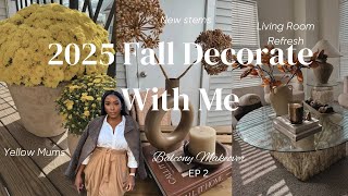 🍁🍂2025 Fall Decorate With Me | Cozy Neutral Fall Home + Balcony Styling