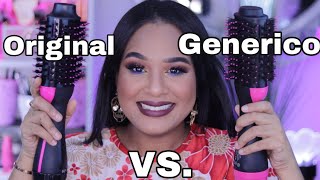 ORIGINAL VS. GENERICO - REVLON One Step Hair DRYER and VOLUMIZER ♥| NahiomiTV 💄