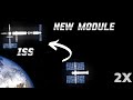 DOCKING New iSS Module with Solar panel at 2x
