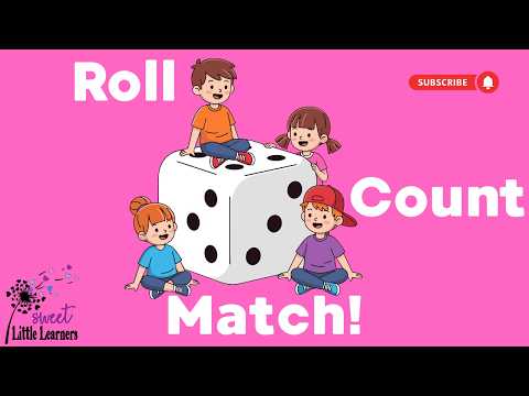 Roll, Count & Match! | Kindergarten Dice Number Sense Game 1–6