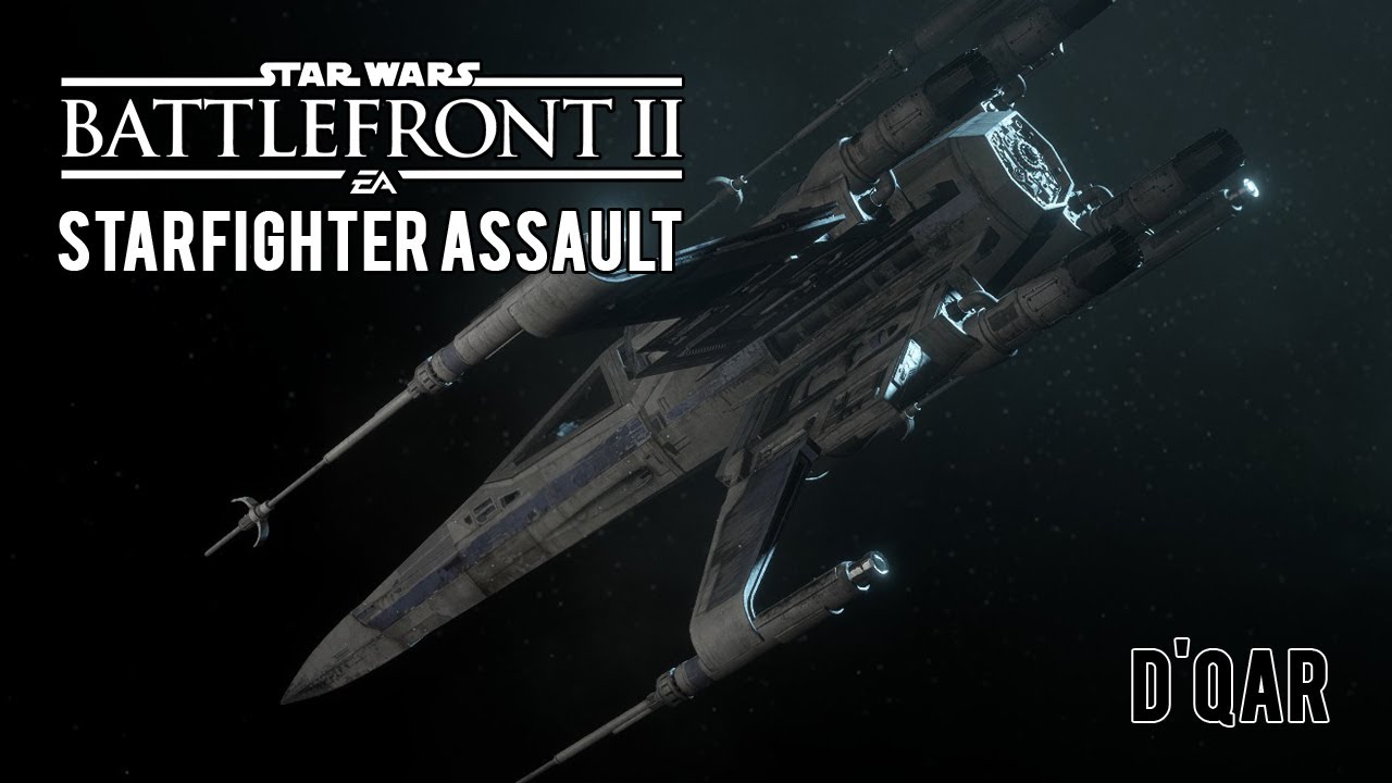 Star Wars Battlefront II: Starfighter Assault (PS4) no commentary - D'QAR T-70 X-wing