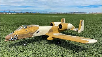 Eflite UMX A-10 Thunderbolt II 30mm Twin EDF Golden Hour Maiden Flight (No Music)
