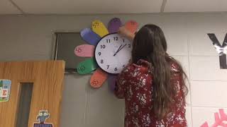Number Lines with a Clock