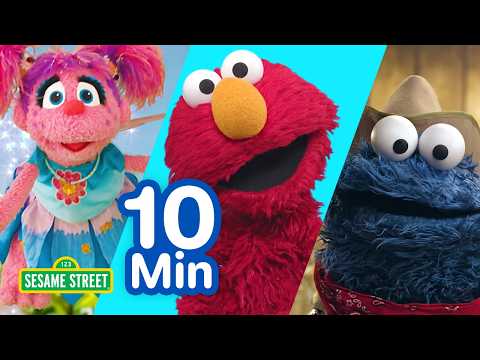 NEW Songs with Elmo, Abby, and Cookie Monster! 🎵 ✨ | 10 Mins | Sesame Street
