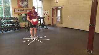 8 Vector Lunge + MB OH Toss