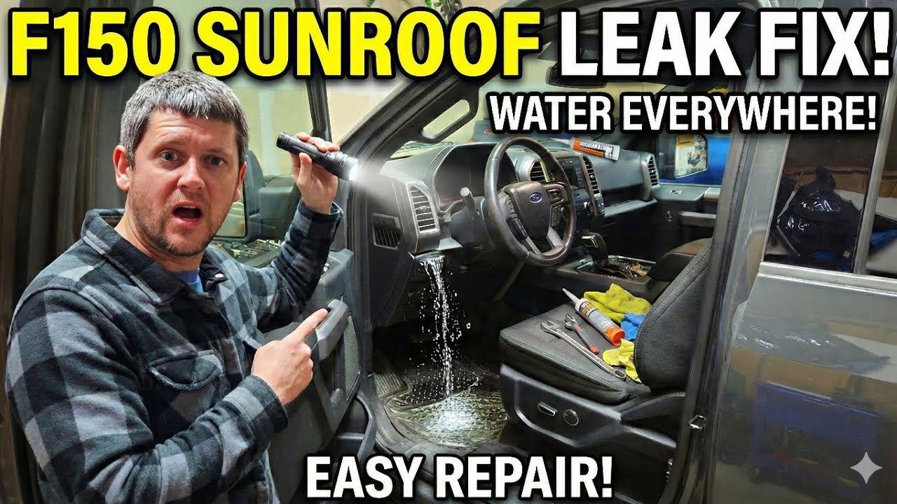 Common F-150 Sunroof Leak & How to Fix It!