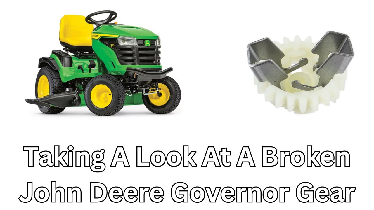 John Deere rider mower tractor governer repair  AKA governor repair