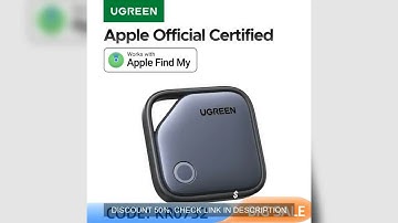 UGREEN Smart Bluetooth Tracker, Keys Finder Item Locator SmartTag Up to 2 Year Battery Phone Finder