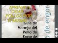 manual de crianza de pollo de engorde/gallina /cerdos