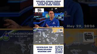 SEVERE STORM THREAT: Friday PM - storms to move northeast. #weatherupdate @TAMKOBuildingProducts