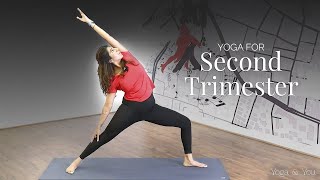 Yoga For Second Trimester | Prenatal Yoga | Pregnancy Yoga | Pregnancy Exercises | @VentunoYoga