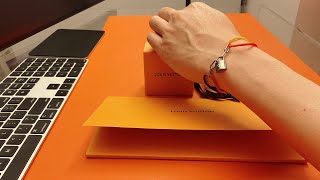 LV for UNICEF 2022: Unboxing SILVER LOCKIT X VIRGIL ABLOH Louis Vuitton BRACELET