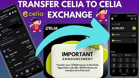 HOW TO TRANSFER CELIA FROM TRUSTWALLET OR METAMASK TO CELIA EXCHANGE.