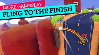Fling To The Finish - More Gameplay \& Review of this Must-Play PC Co-op Game