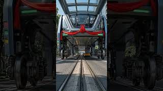 🚆 Future of Urban Transportation: The Revolutionary Train That Rides Above Traffic!#FutureTransport