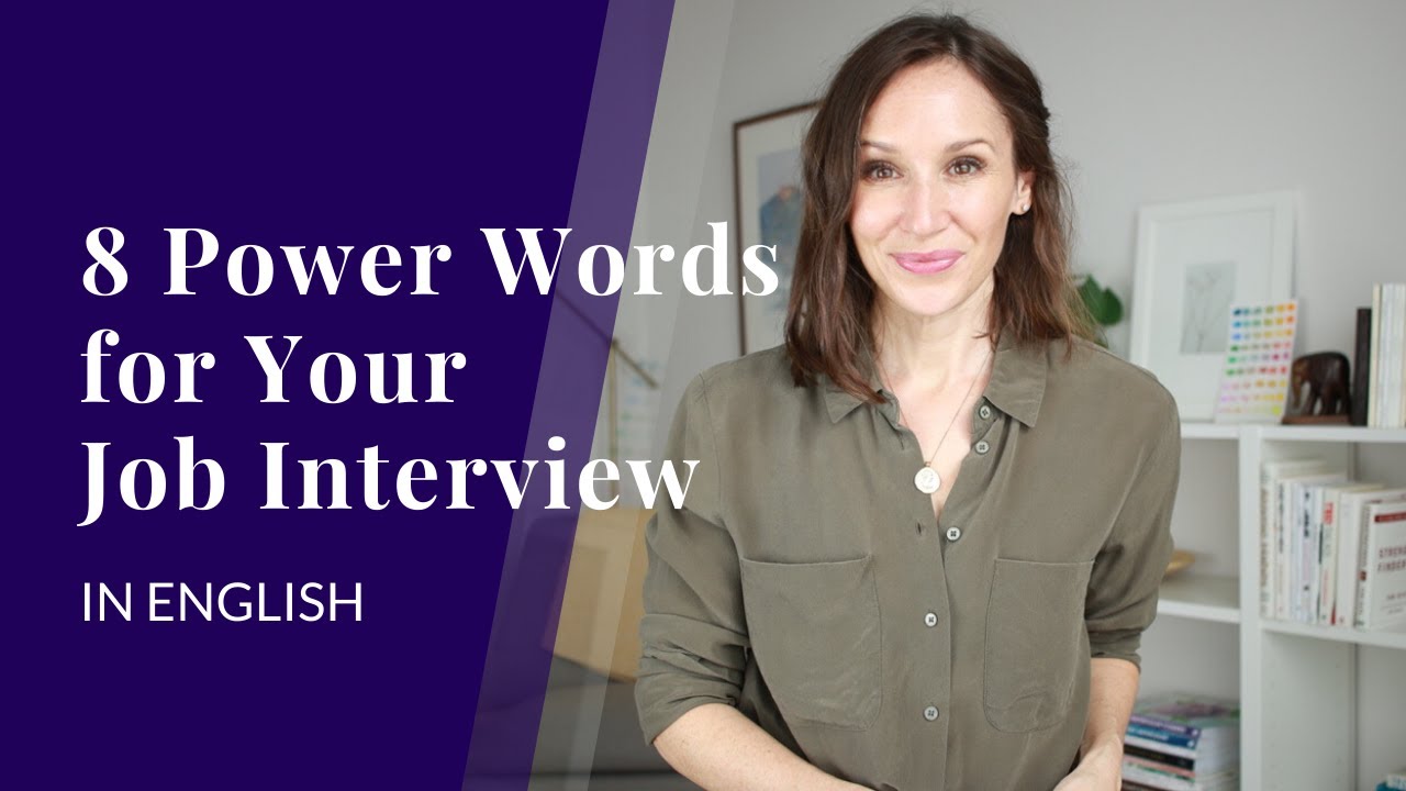 8 Power Words for Your Job Interview in English