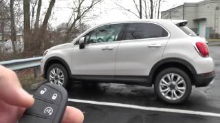 How to use Remote Start 2016 Fiat 500x