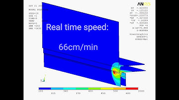 Welding thermal simulation on Aluminum structure.
