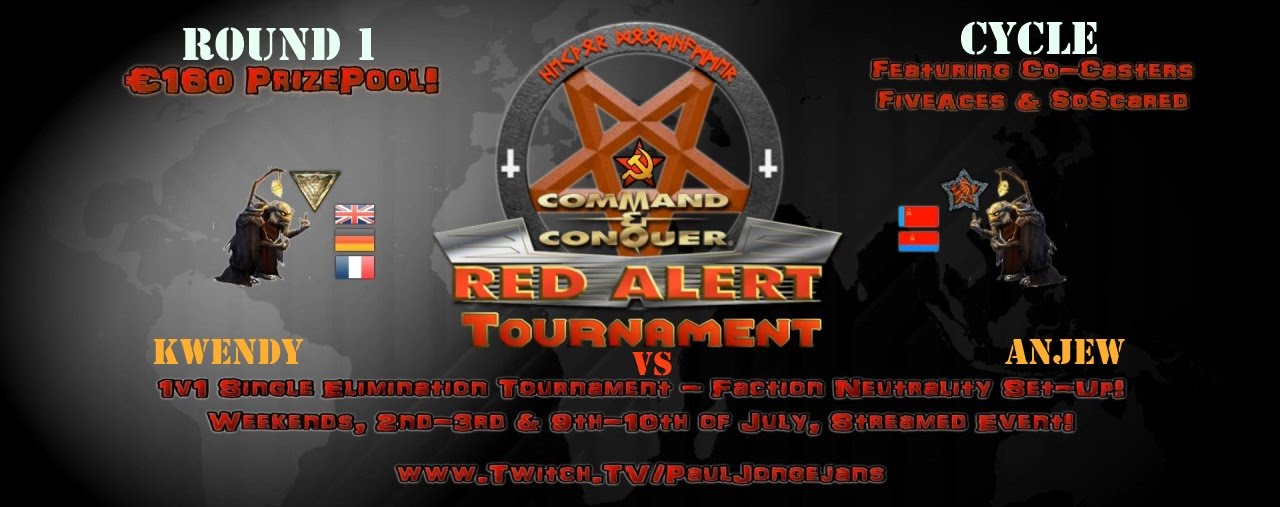 Hecthor Doomhammer's OpenRA Red Alert 1vs1 Tournament Round 1 [Kwendy vs Anjew]