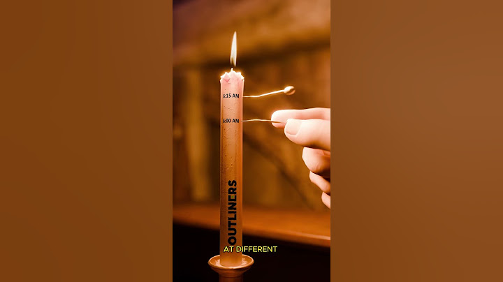 How Candle Clocks Used to Work 😳