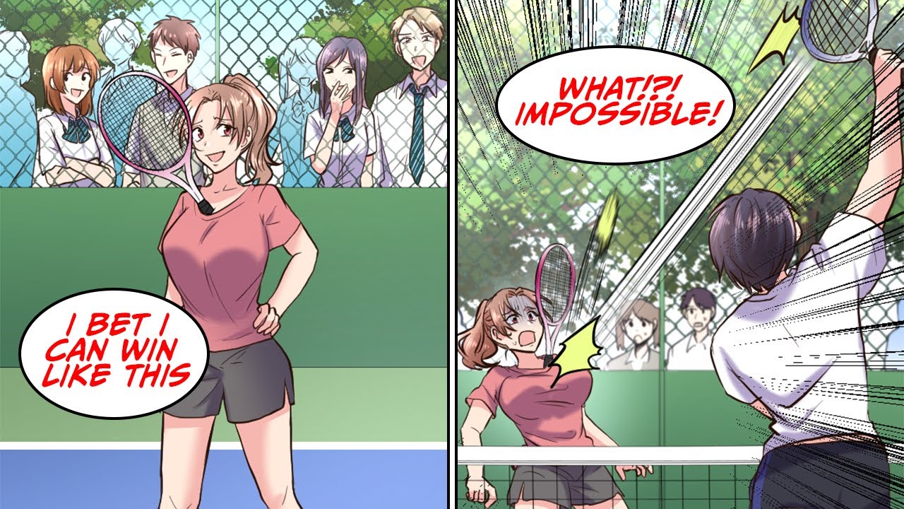 I hid my world-class tennis skills and joined the tennis at school but then [Manga Dub]