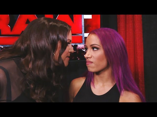 Wwe Sterphan Xxx Sex - Are Sasha Banks and Stephanie McMahon gearing up for battle? - YouTube