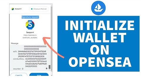 How to Initialize Wallet on Opensea (Quick & Easy!)