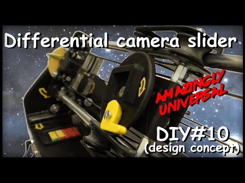 Differential camera slider is amazingly universal!