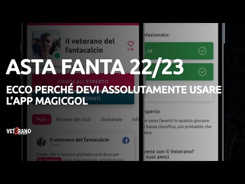 ? CONSIGLI FANTACALCIO Ecco perchè devi assolutamente usare l'app MagicGol per il tuo #fantacalcio