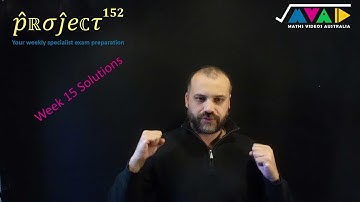 Project152 Week 15 Solutions