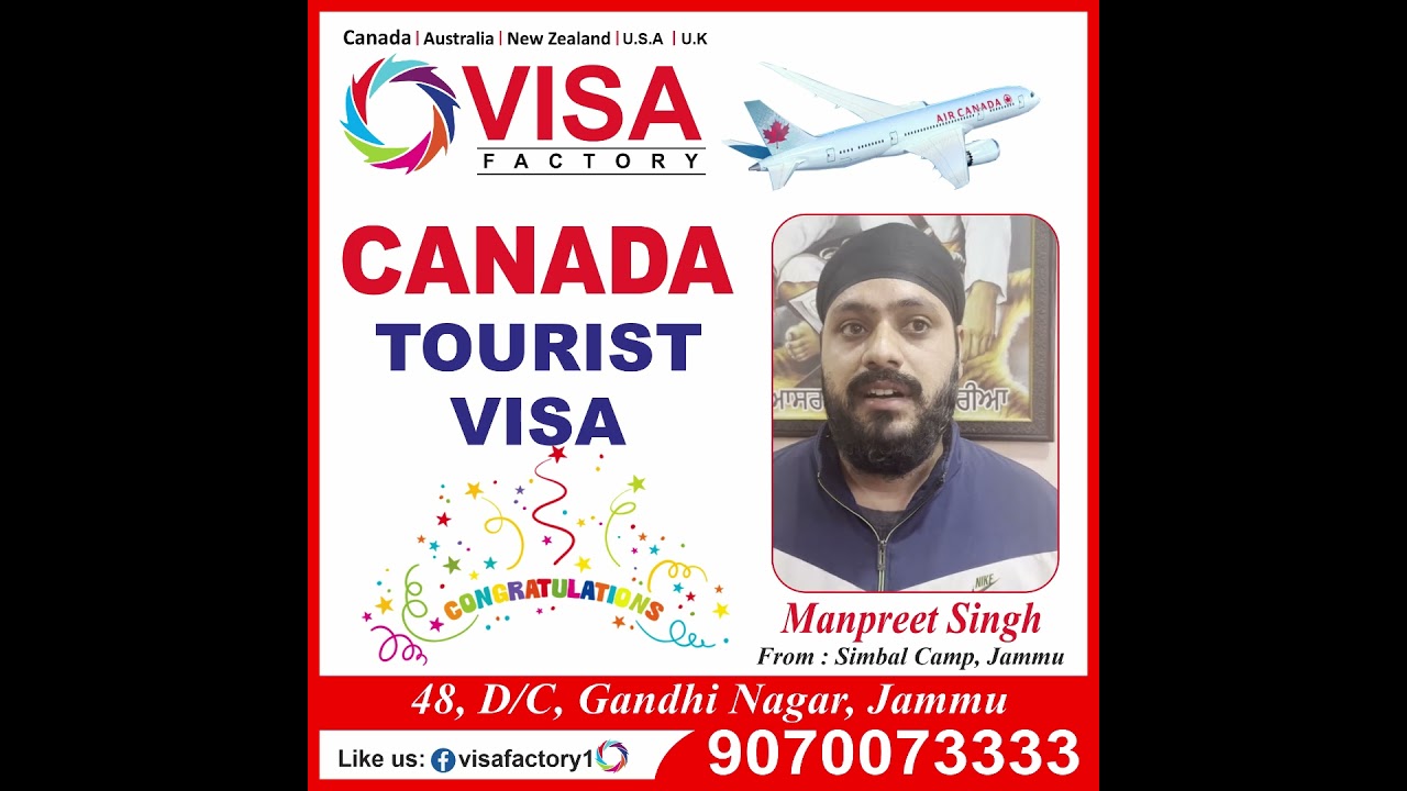 Canada Sure Shot Tourist Visa. All Fees after visa.