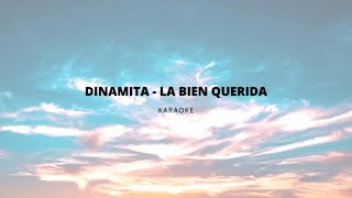 Dinamita - La bien querida | Instrumental, karaoke con letra