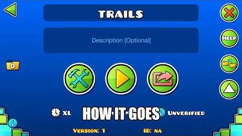how to make custom trails in Geometry dash