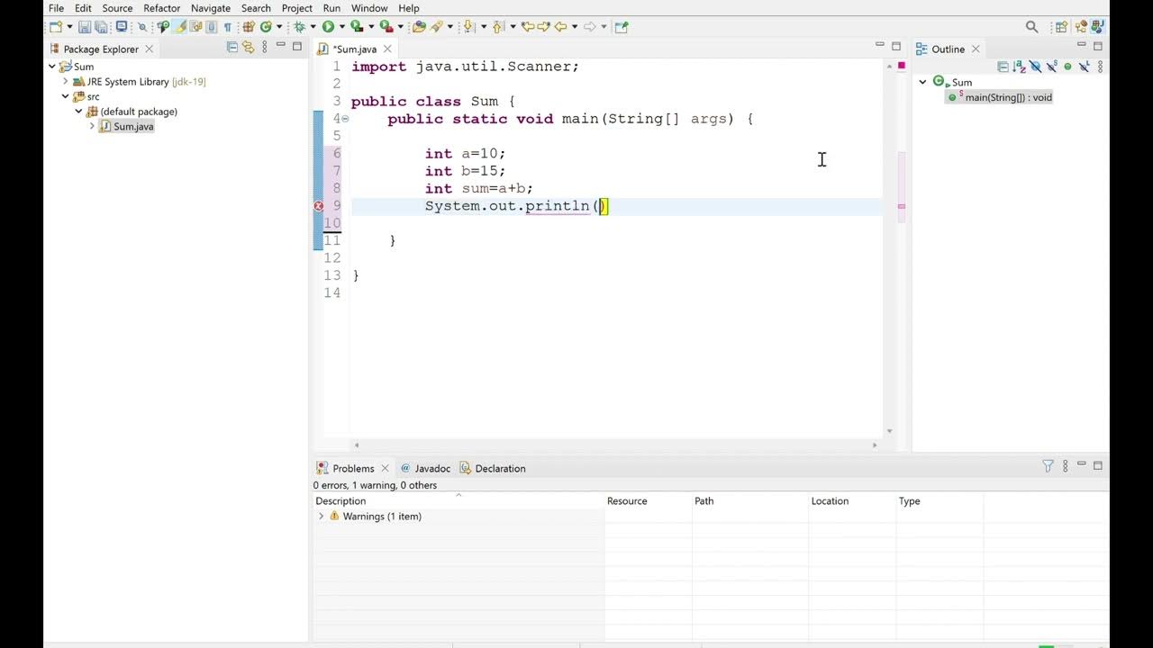 Java || Adding two Numbers - YouTube
