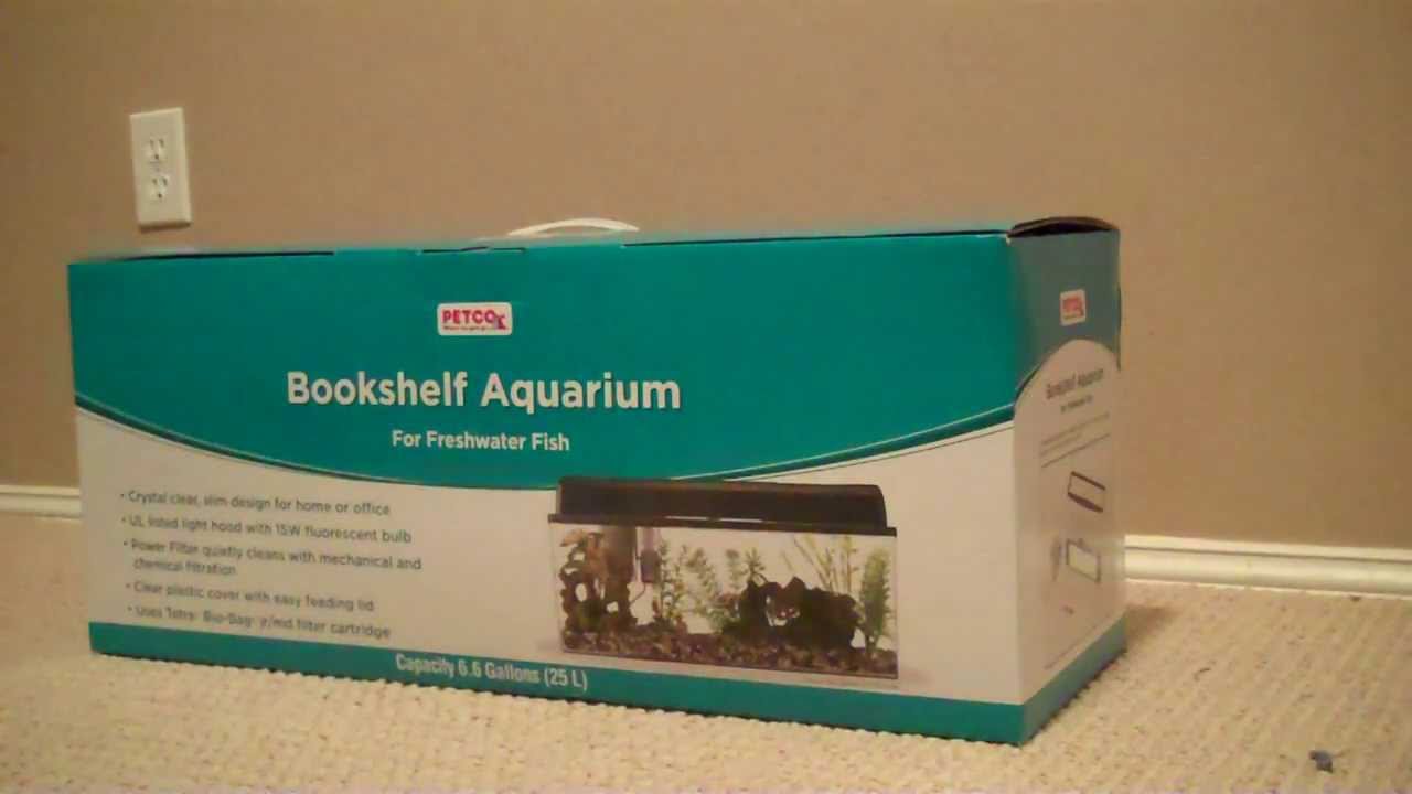 Bookshelf Aquarium By Petco Unboxing And Measurements Youtube