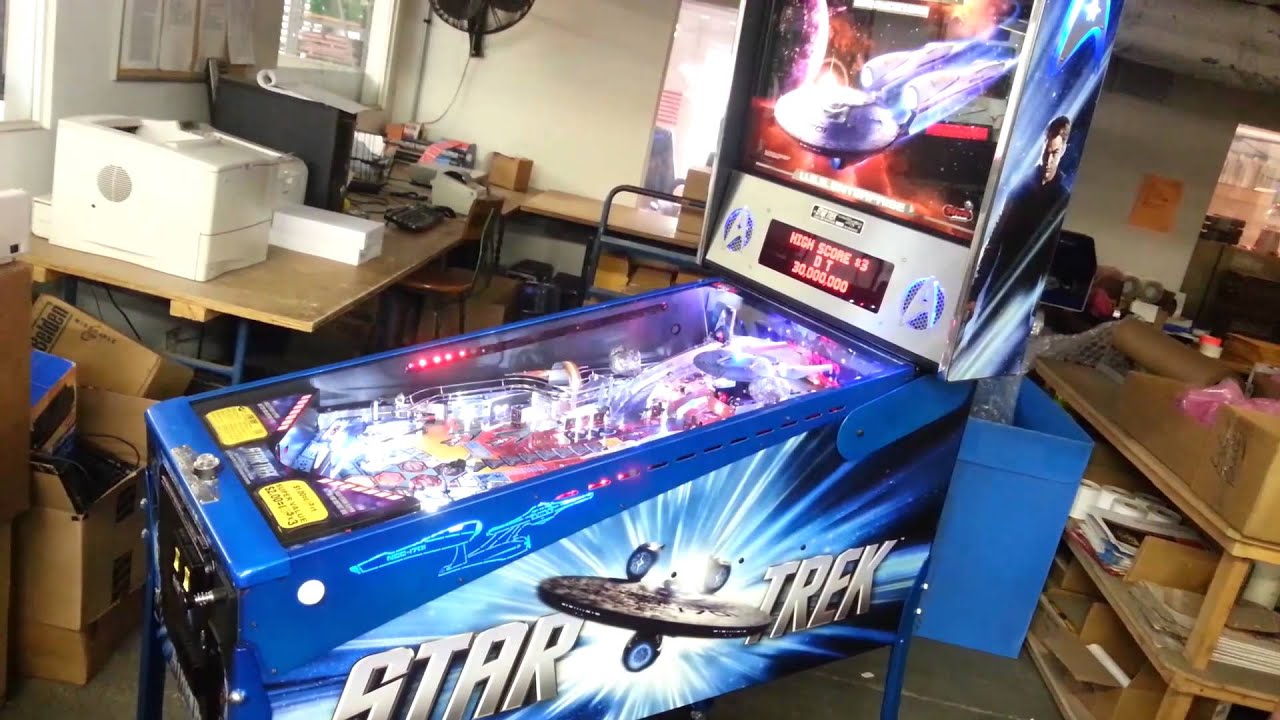ArcadeFix Star Trek Pinball Pro & LE Demo model Chicago Pinball