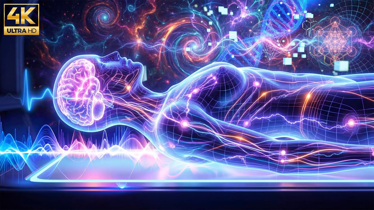 432Hz + 528Hz + 741Hz + 963Hz | The Deepest Healing: Whole Body Regeneration - Alpha Wave