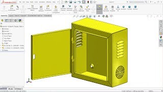 Solidworks sheet metal tutorial | Design of Electrical enclosure in Solidworks
