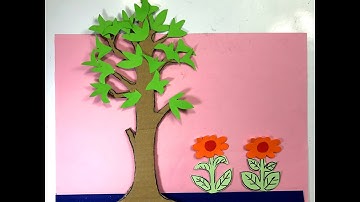 Cách làm Mô hình Cây 3D - lớp 6 ; 3 Khu nhà tương lai - Cây trong vườn