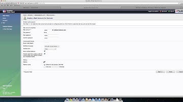 How to add an email address or email account in Plesk 9